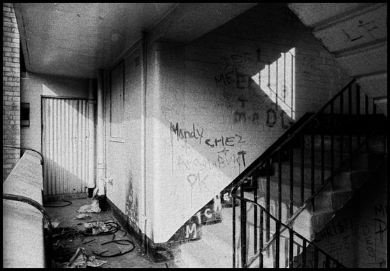 landing with staircase